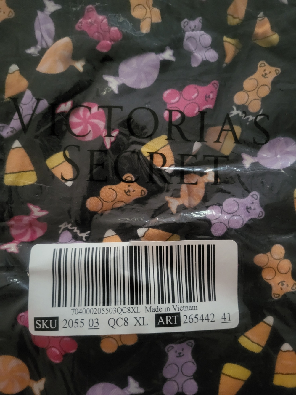 Victoria's Secret Candy & Gummy Bear Print Pajama Pant~Size Xl~NWT.